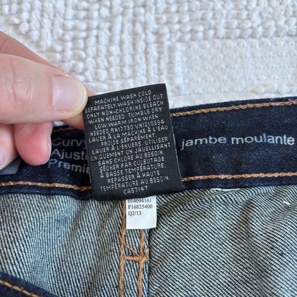 Mossimo women’s size 6 short curvy skinny dark wash cotton spandex denim jeans - Picture 7 of 9